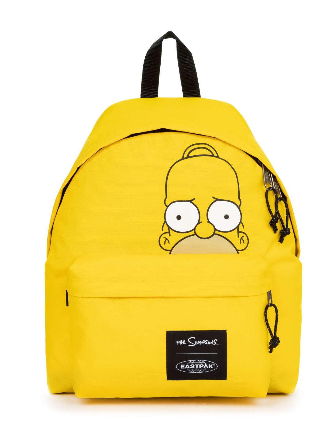 Mochila amarilla Eastpak The Simpsons Homer uninex