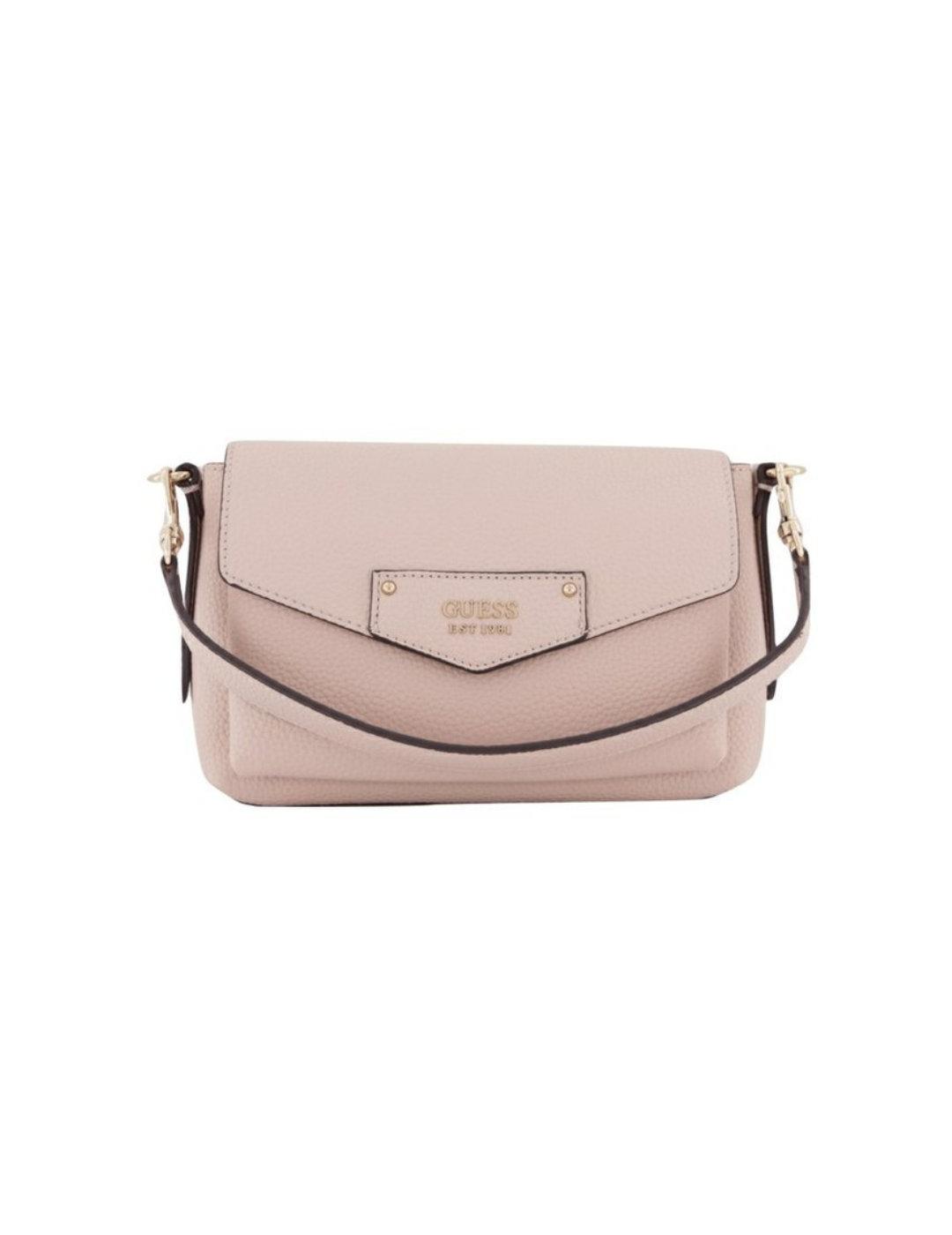 Bolso Guess Eco Brenton rosa palo para mujer