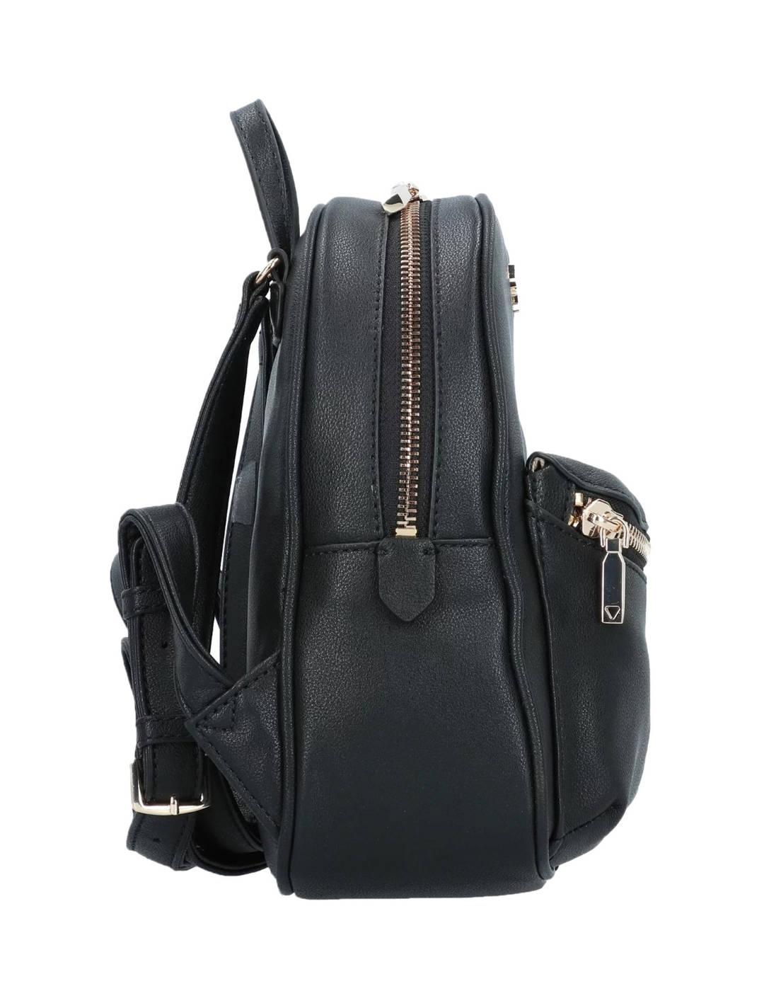 Mochila Guess House Party negra pequeña para mujer