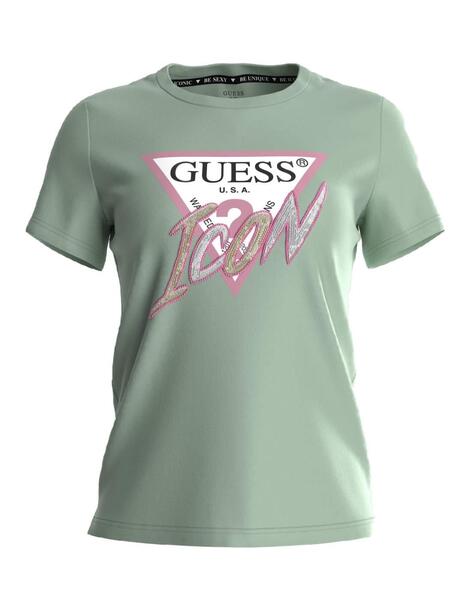Camiseta guess icon mujer 2025