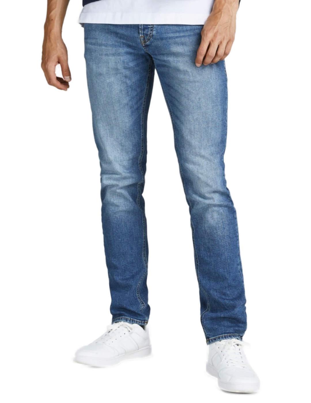 Pantalón vaquero Jack&Jones Liam azul Skinny para hombre