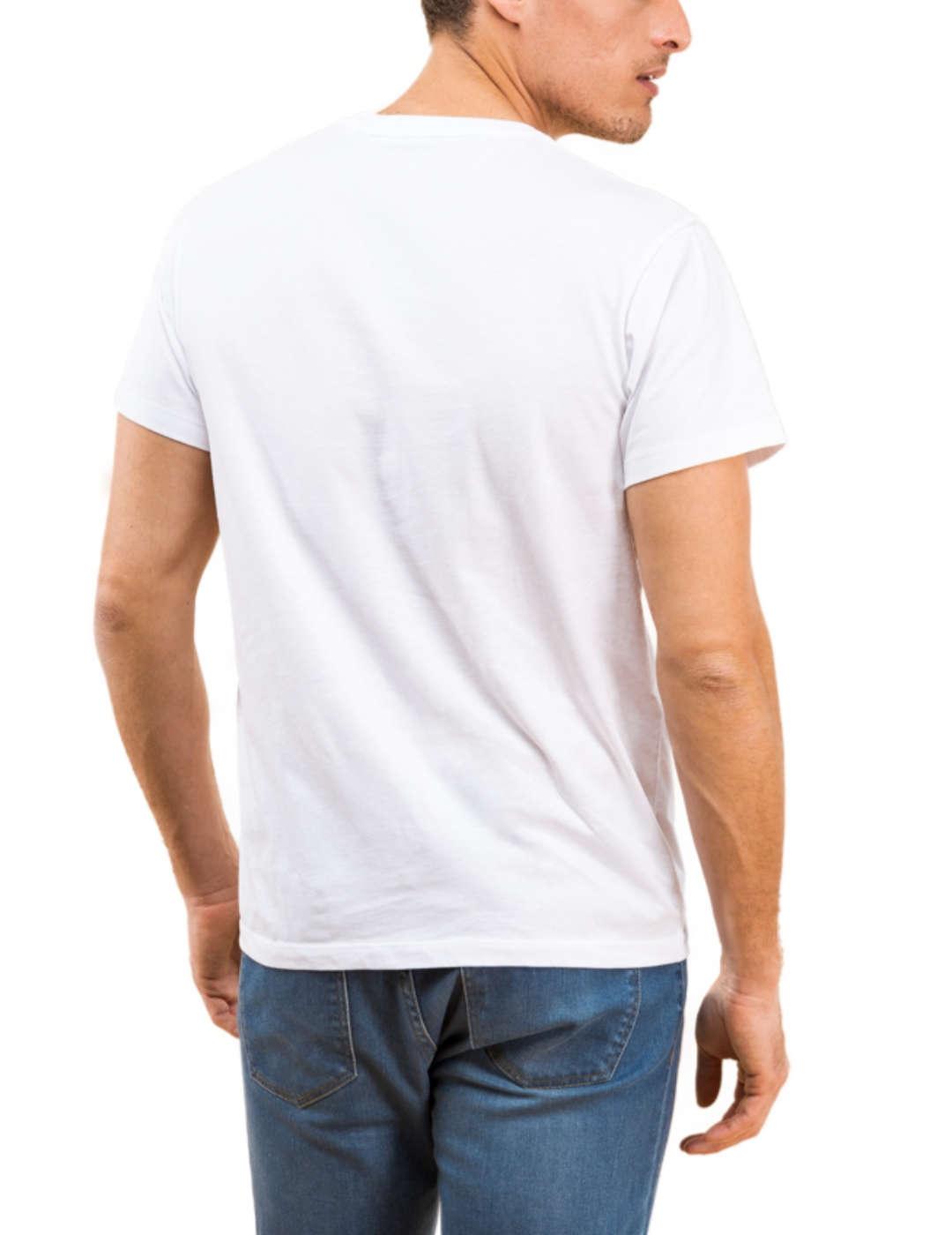 Camiseta Scotta Moto paint blanco para hombre