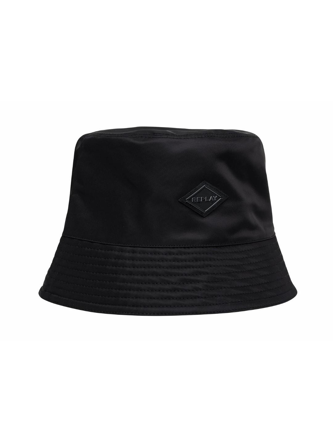 Gorro pescador Replay negro unisex