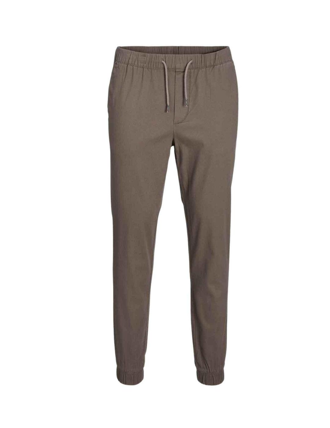 Pantalón Jack&Jones Gordon marron con puño para hombre