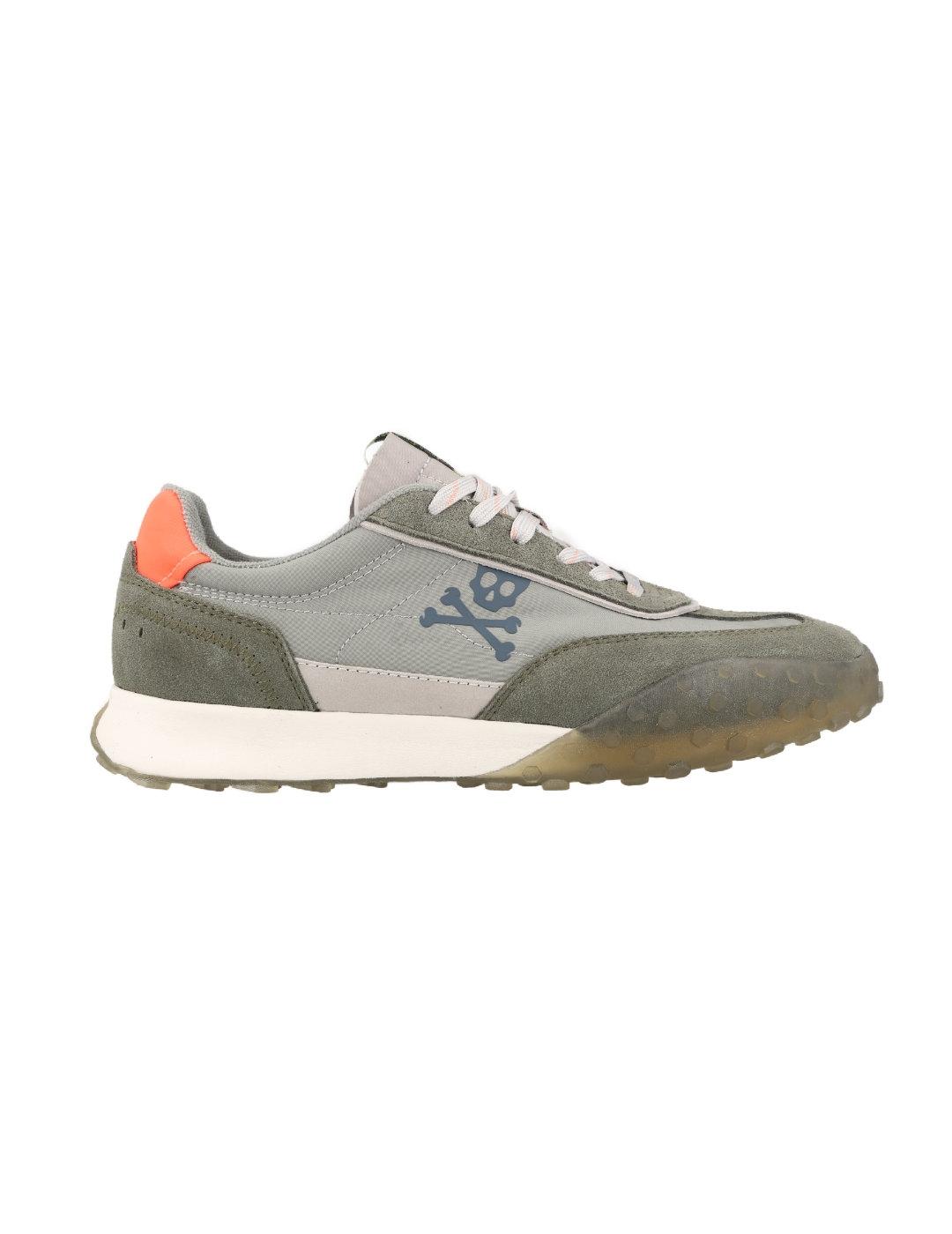 Zapatilla Scalpers New Prax verde/naranja para hombre