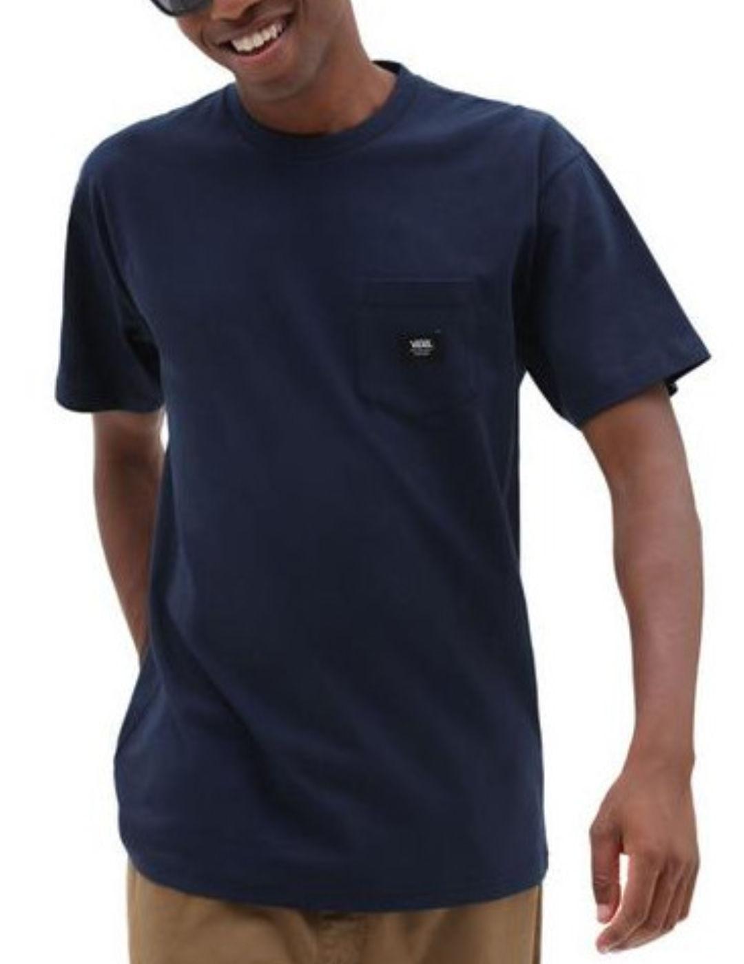 Camiseta Vans Woven patch azul marino manga corta de hombre