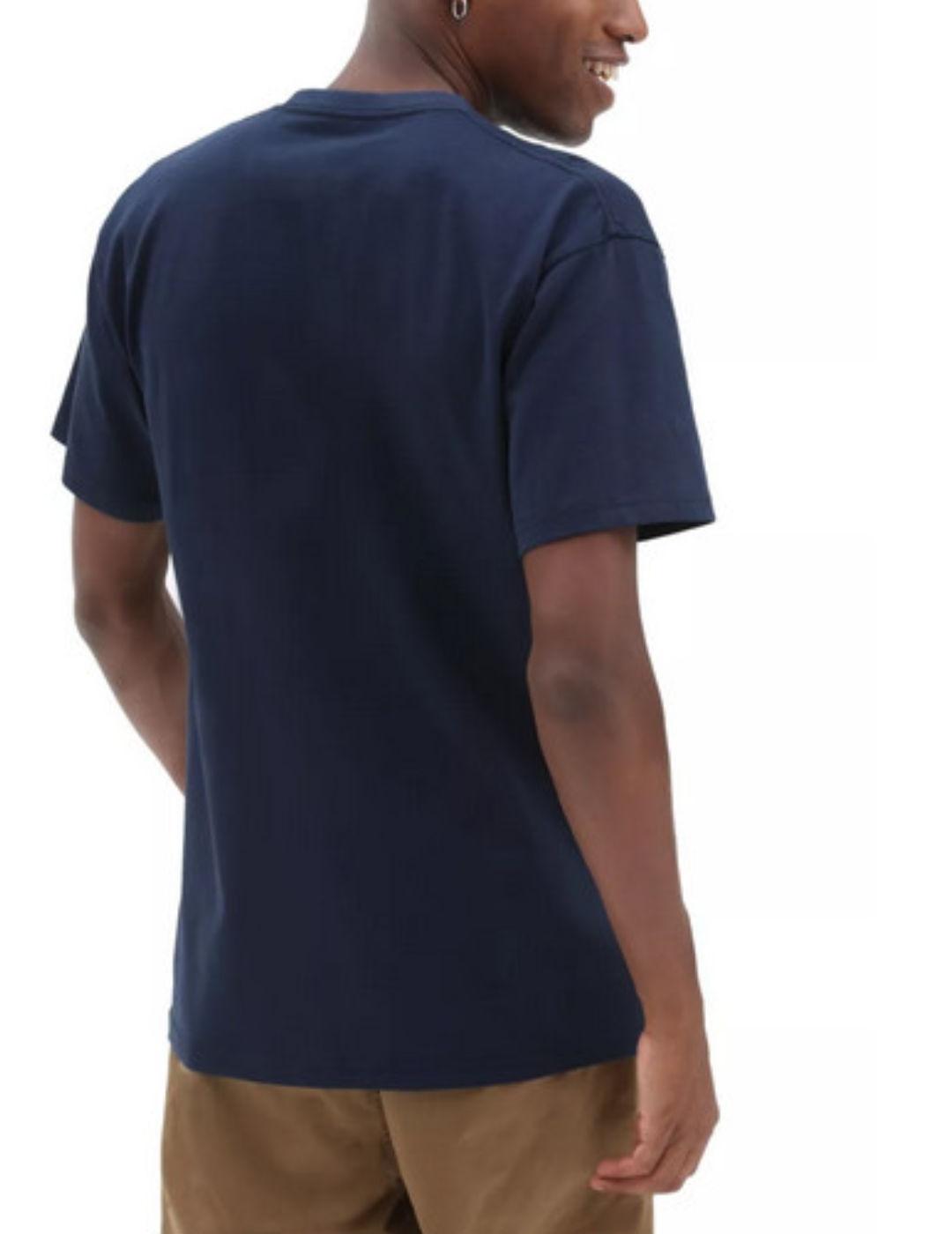 Camiseta Vans Woven patch azul marino manga corta de hombre