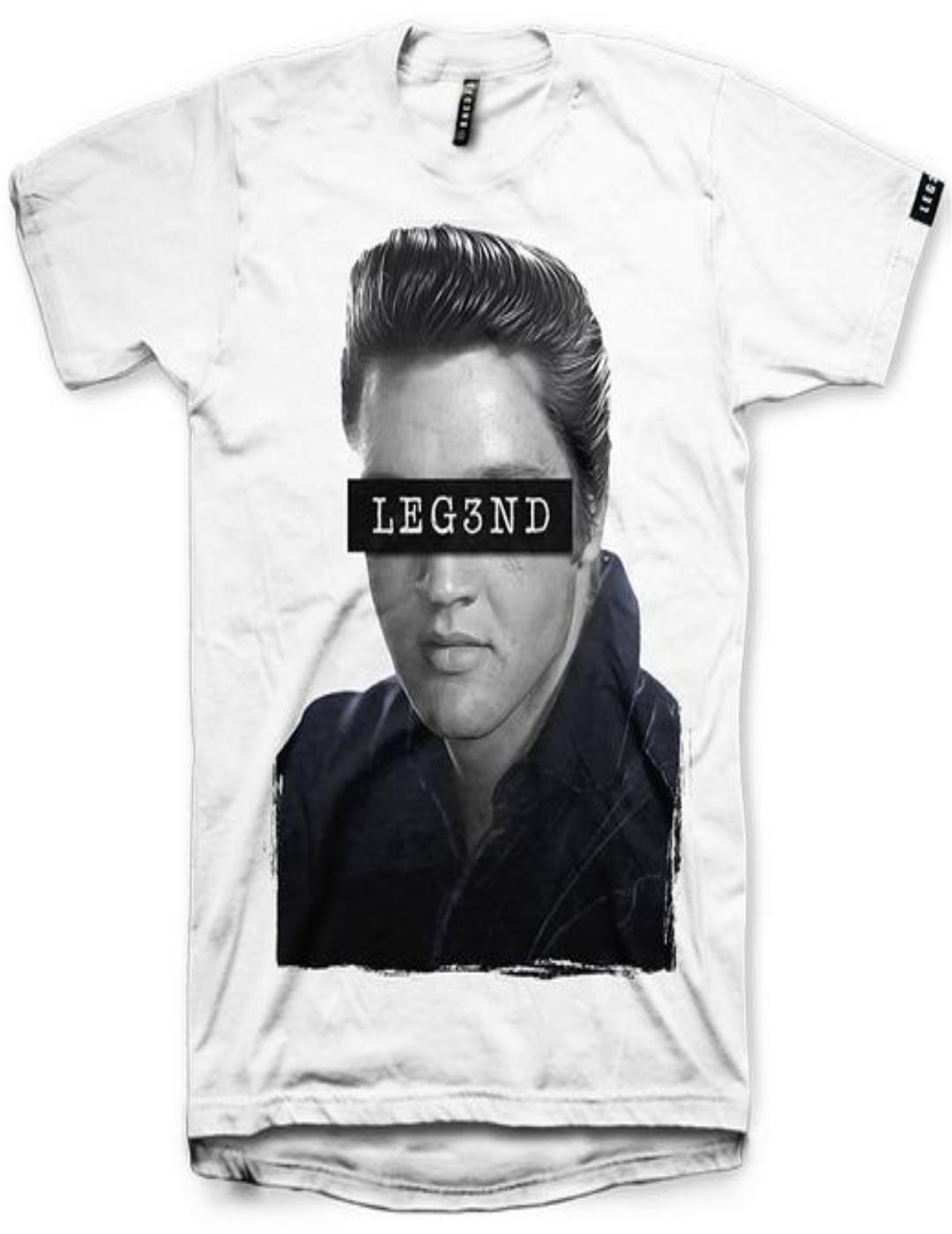 CAMISETA ELVIS BLANCA-V