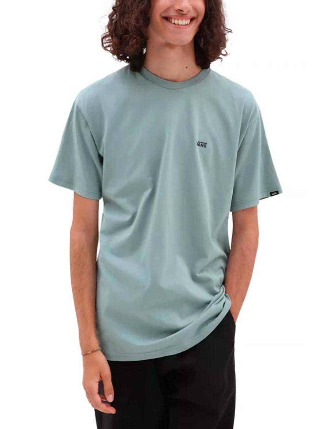 Camiseta Vans Left Chest verde claro manga corta de hombre