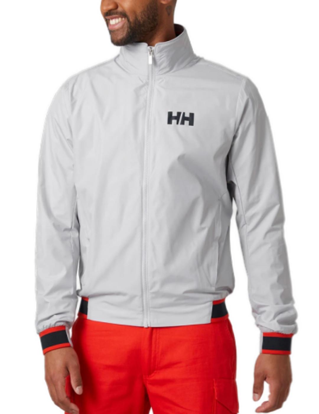 Chaqueta cortavientos Helly Hansen Salt gris para hombre