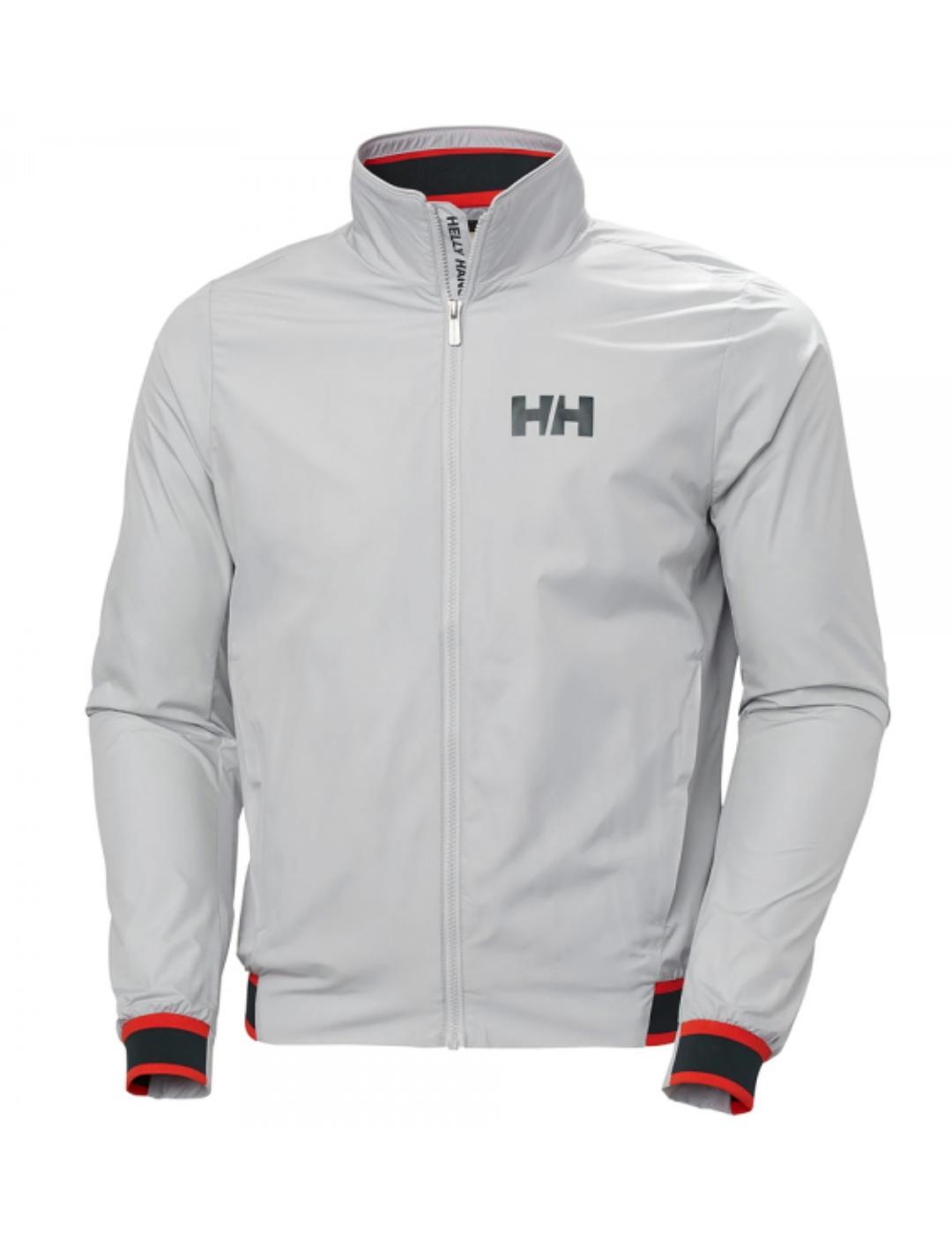 Chaqueta cortavientos Helly Hansen Salt gris para hombre