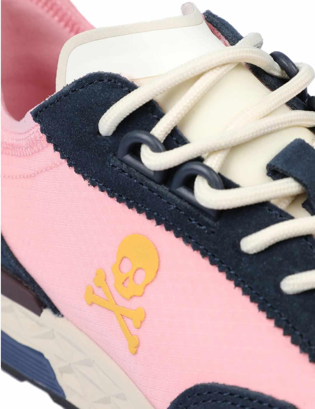 Zapatillas Scalpers Harry rosa/azul marino/amarillo de mujer