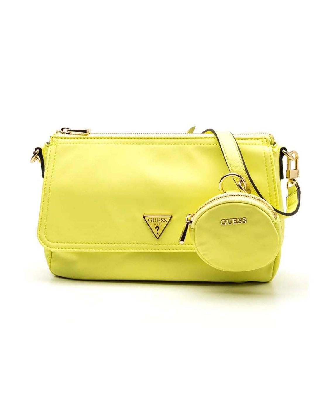 Bolso Guess Eco Gemma verde lima para mujer