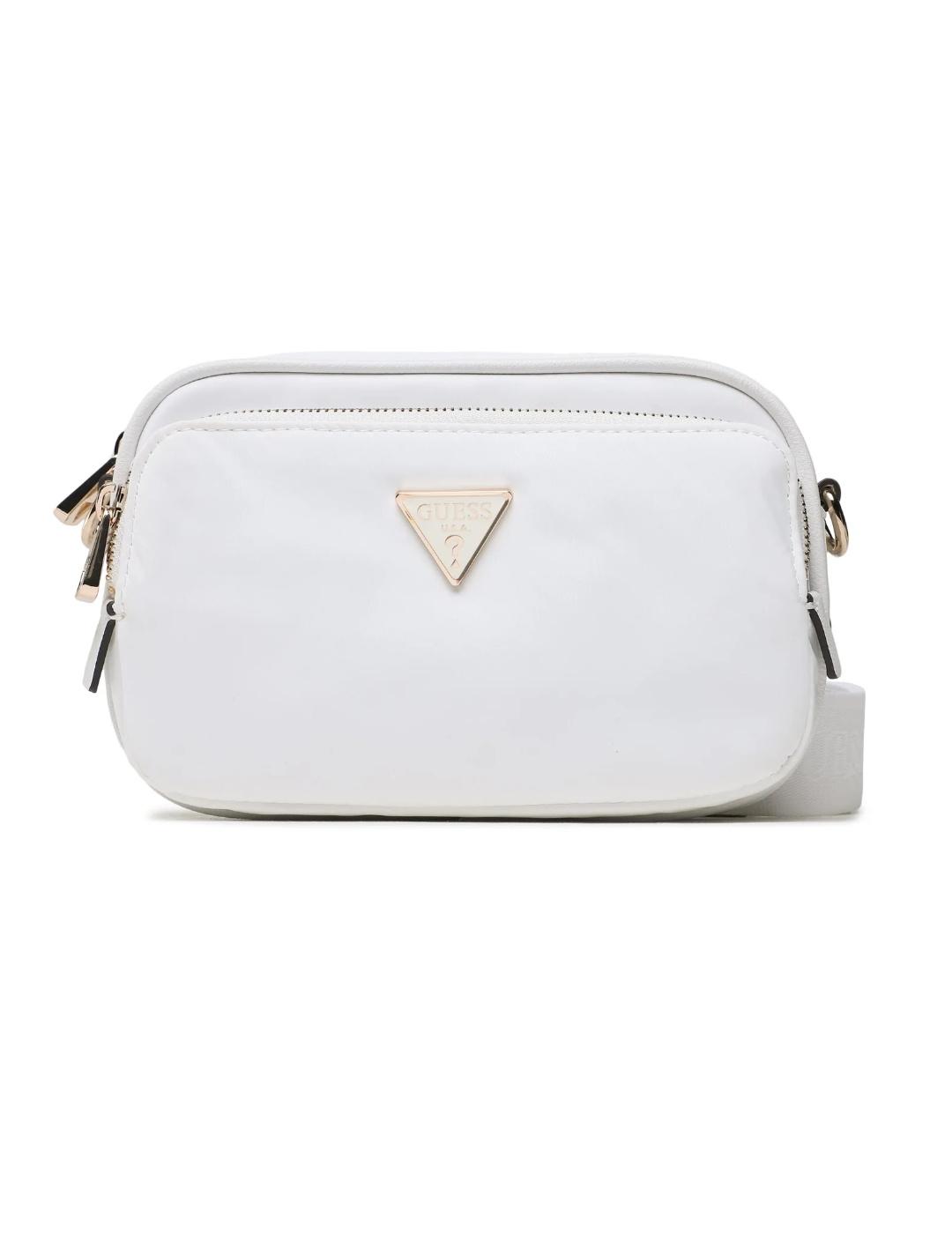 Bolso Guess Eco Gemma mini blanco para mujer