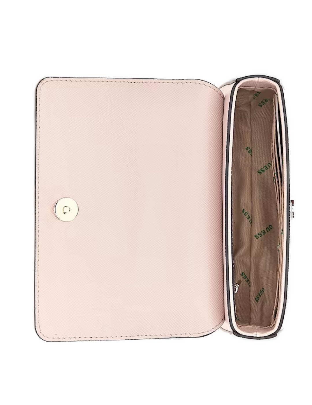 Bolso Guess Eco Elements rosa palo para mujer