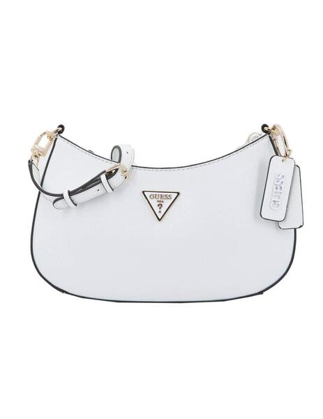 solamente Gruñido campo Bolso Guess Noelle blanco con cremallera para mujer