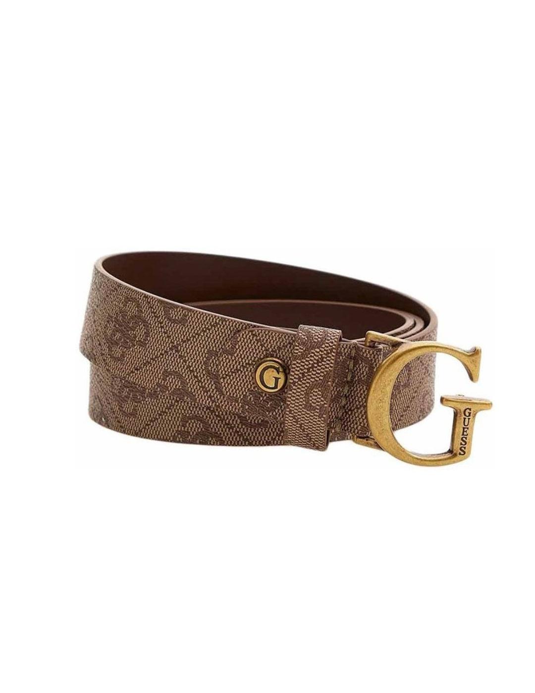 Cinturon Guess reversible marron para mujer