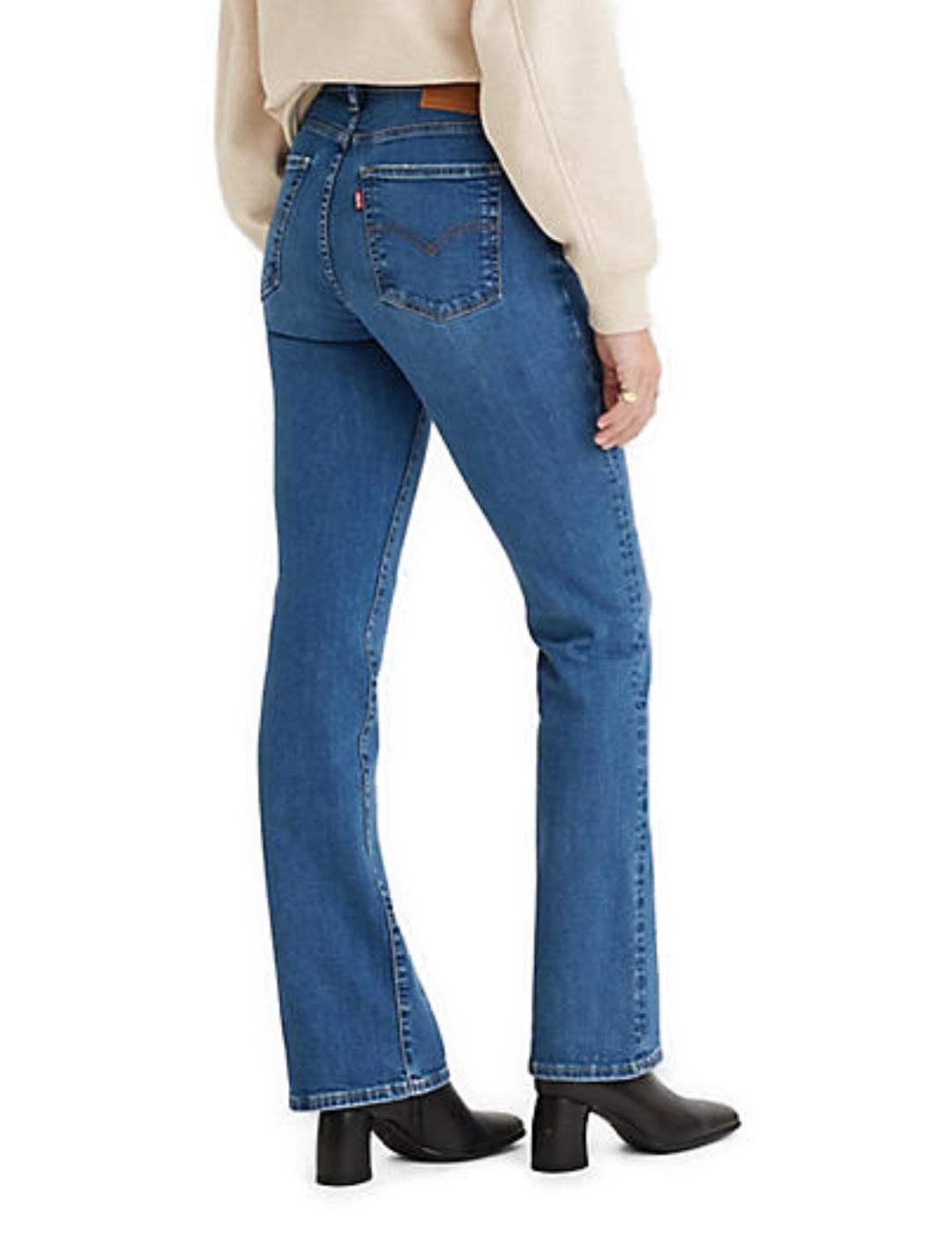 Pantalón vaquero Levi´s 725 bootcut azul medio de mujer