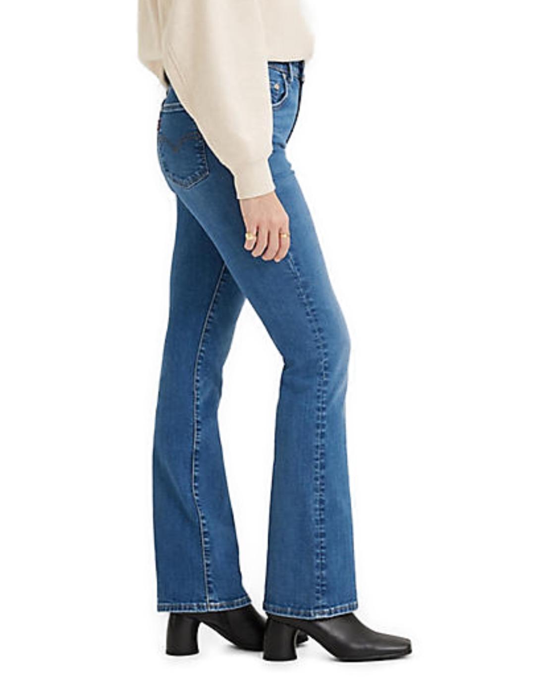 Pantalón vaquero Levi´s 725 bootcut azul medio de mujer