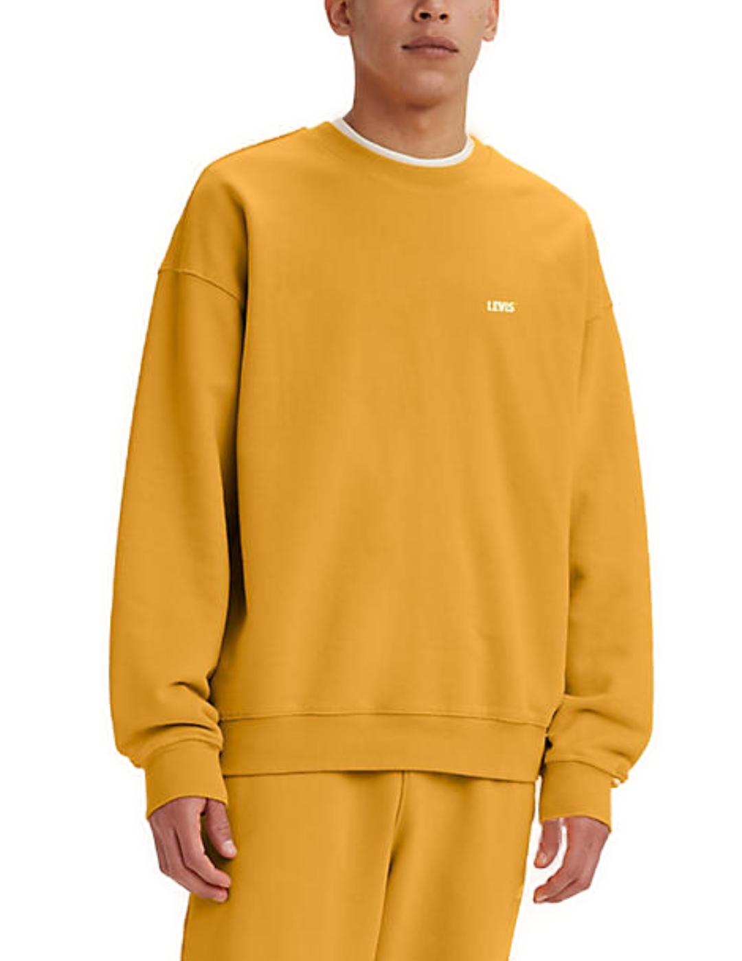 Sudadera Levi´s amarillo mostaza para hombre