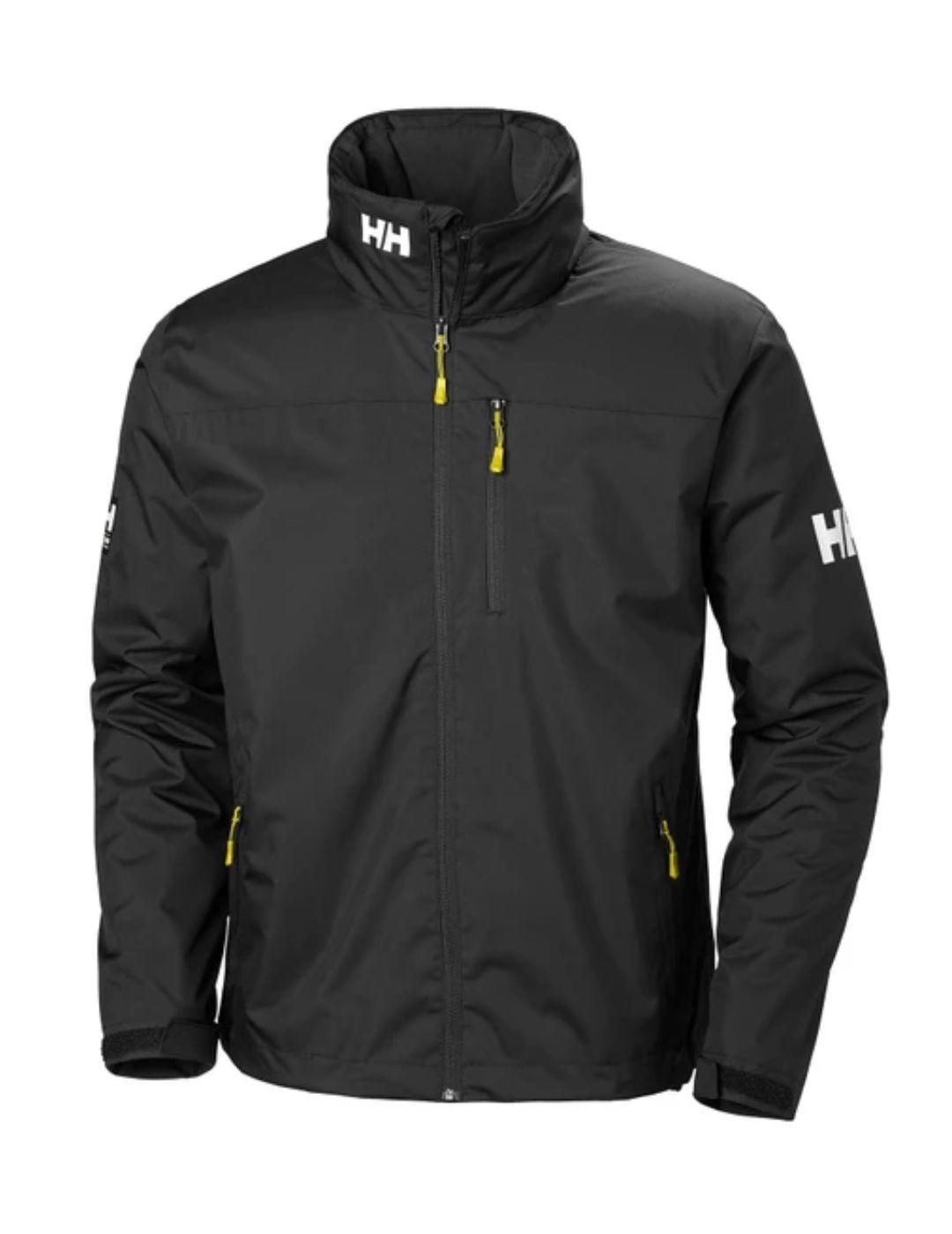 Chaqueta Helly Hansen Midlayer negra impermeable de hombre