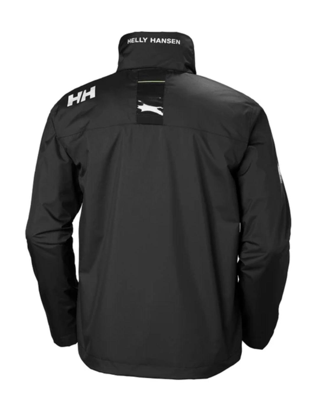 Chaqueta Helly Hansen Midlayer negra impermeable de hombre