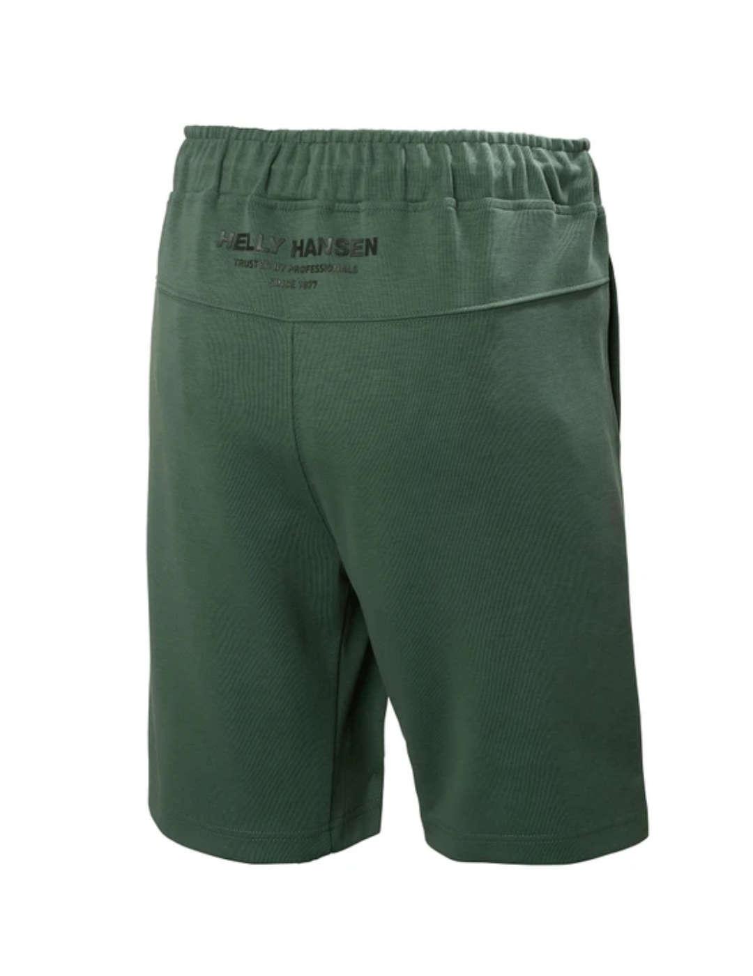 Pantalón corto Helly Hansen Sweat verde para hombre