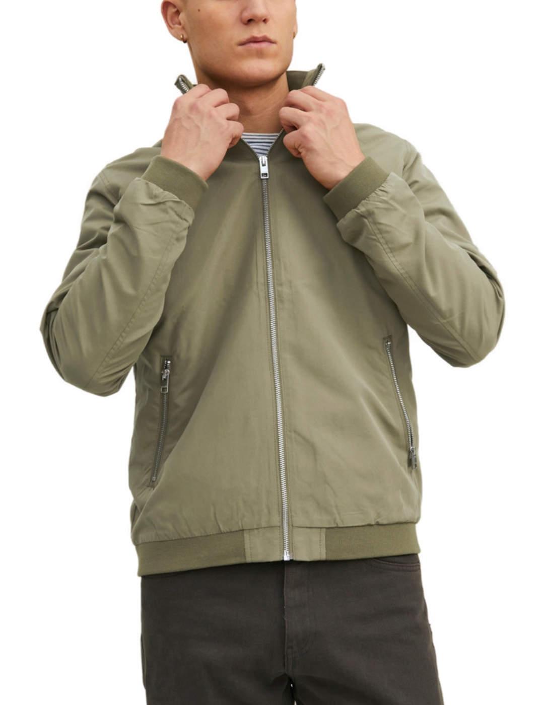 Bomber Jack&Jones Rush verde para hombre