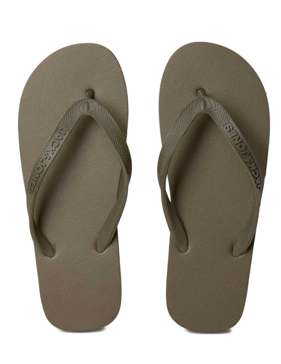 Chancla Jack&jones flip flop oliva para hombre