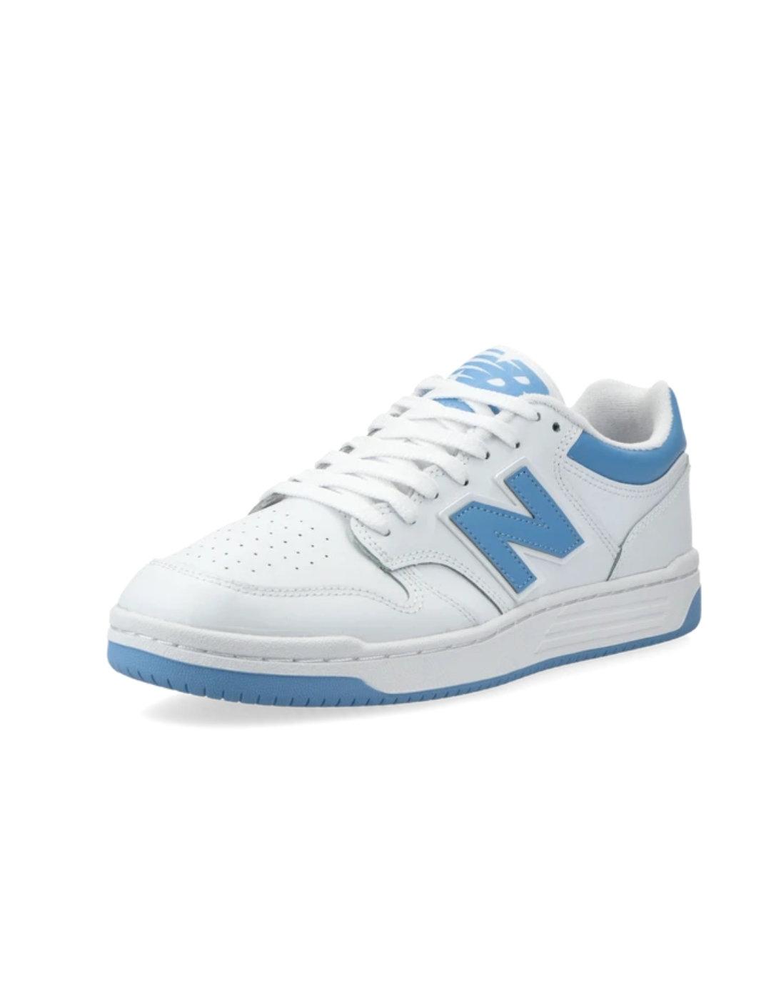 Zapatilla New Balance BB480LTC blanca/azul unisex