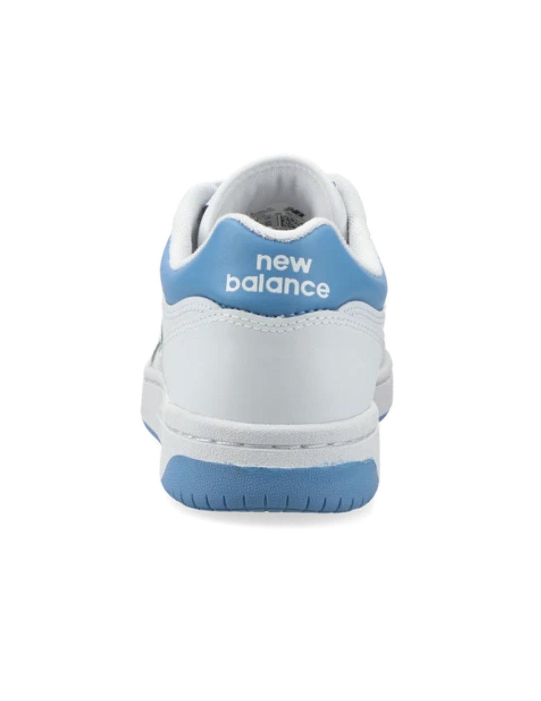 Zapatilla New Balance BB480LTC blanca/azul unisex