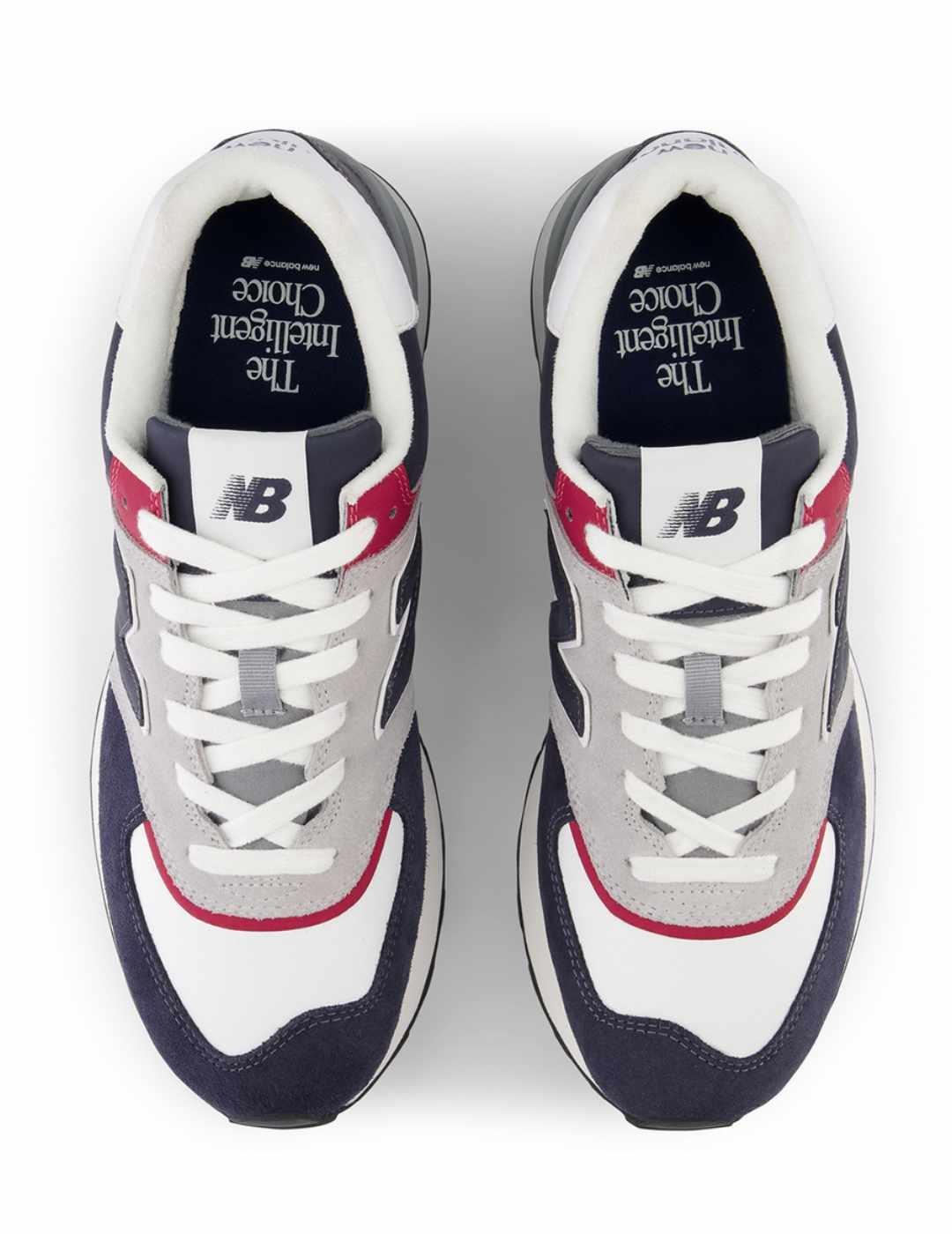 New balance 574 discount azules y rojas