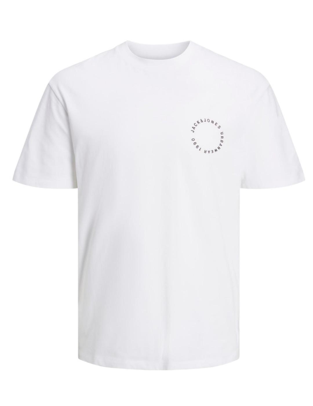 Camiseta Jack&Jones Sunset blanco manga corta para hombre