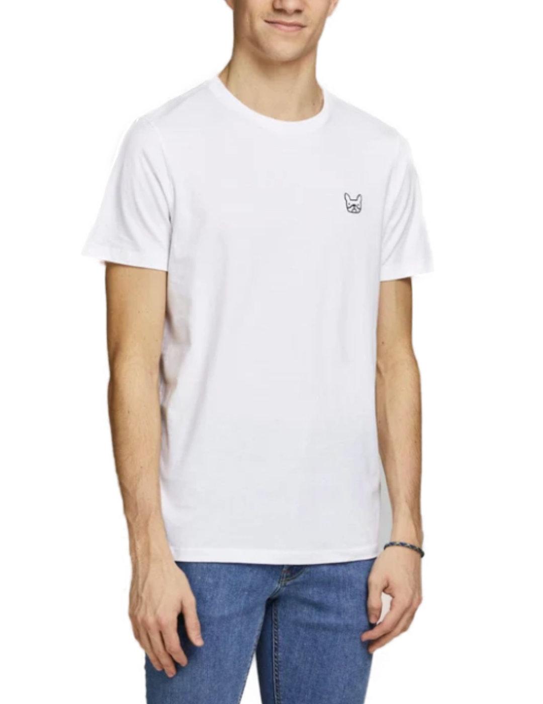 Camiseta Jack&Jones Basic blanco manga corta para hombre