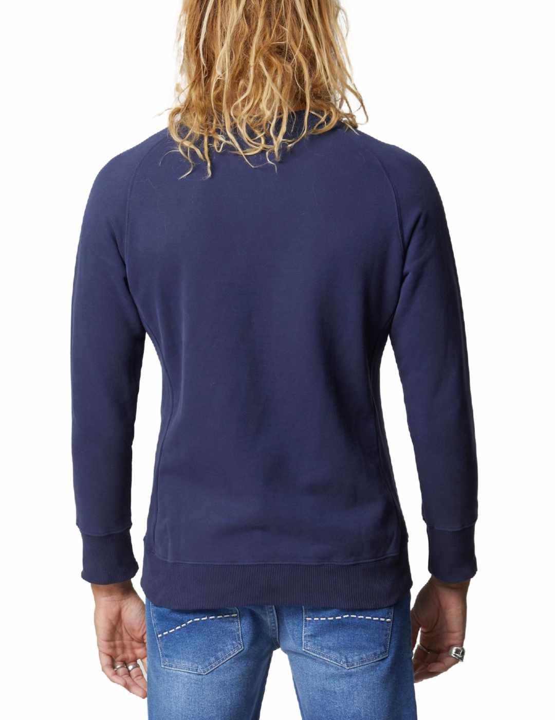 Sudadera Altonadock azul marino dibujo rojo para hombre