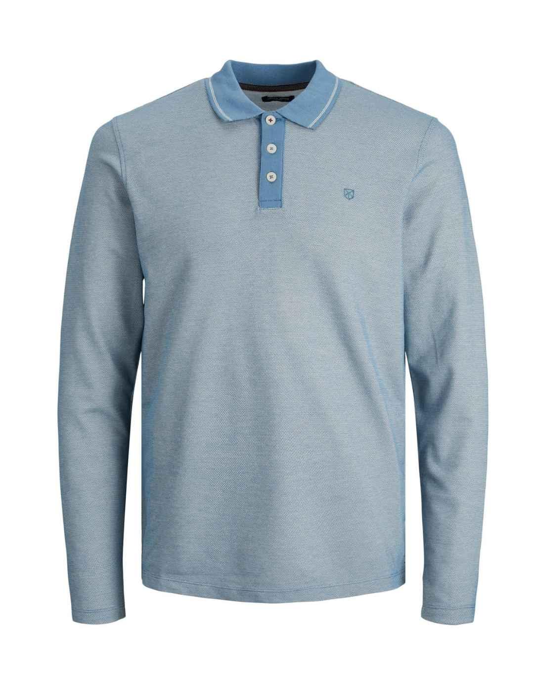 Polo Jack&Jones Bluwin azul cielo para hombre-&