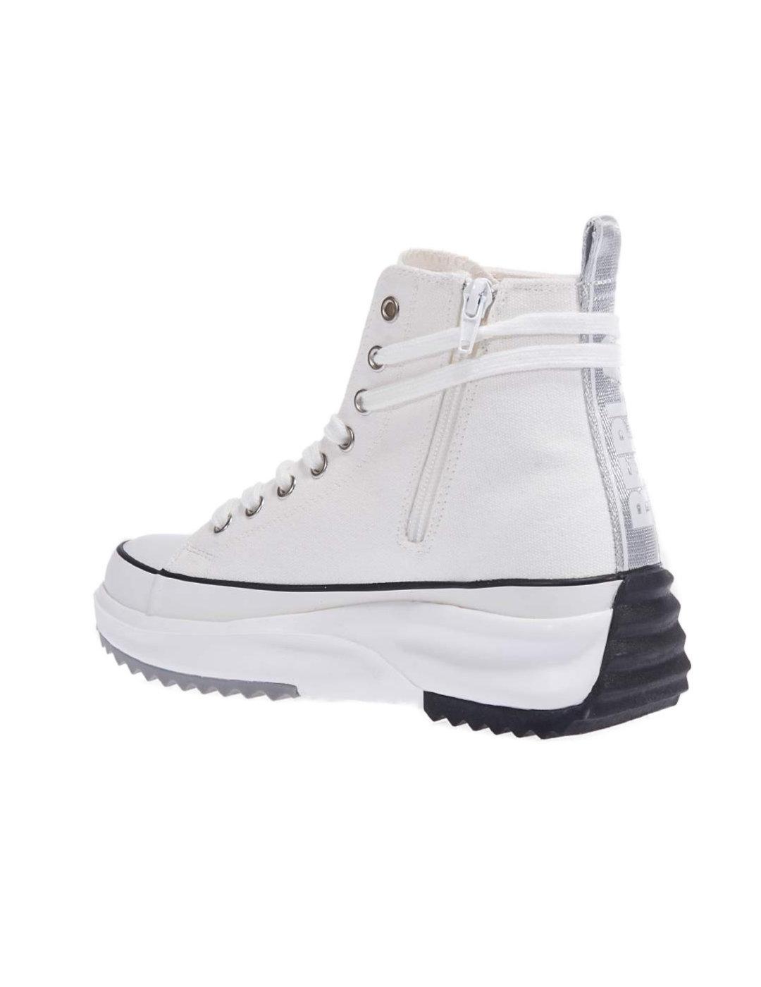Zapatillas Replay botin blanco suela track para mujer