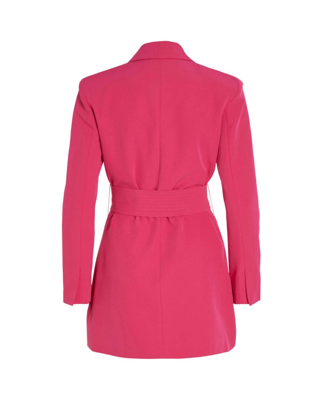 Vestido Vila Gery corto rosa tipo blazer para mujer