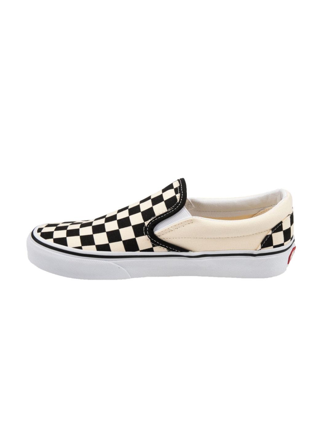 Zapatillas Vans Classic Slip-On negras ajedrez unisex