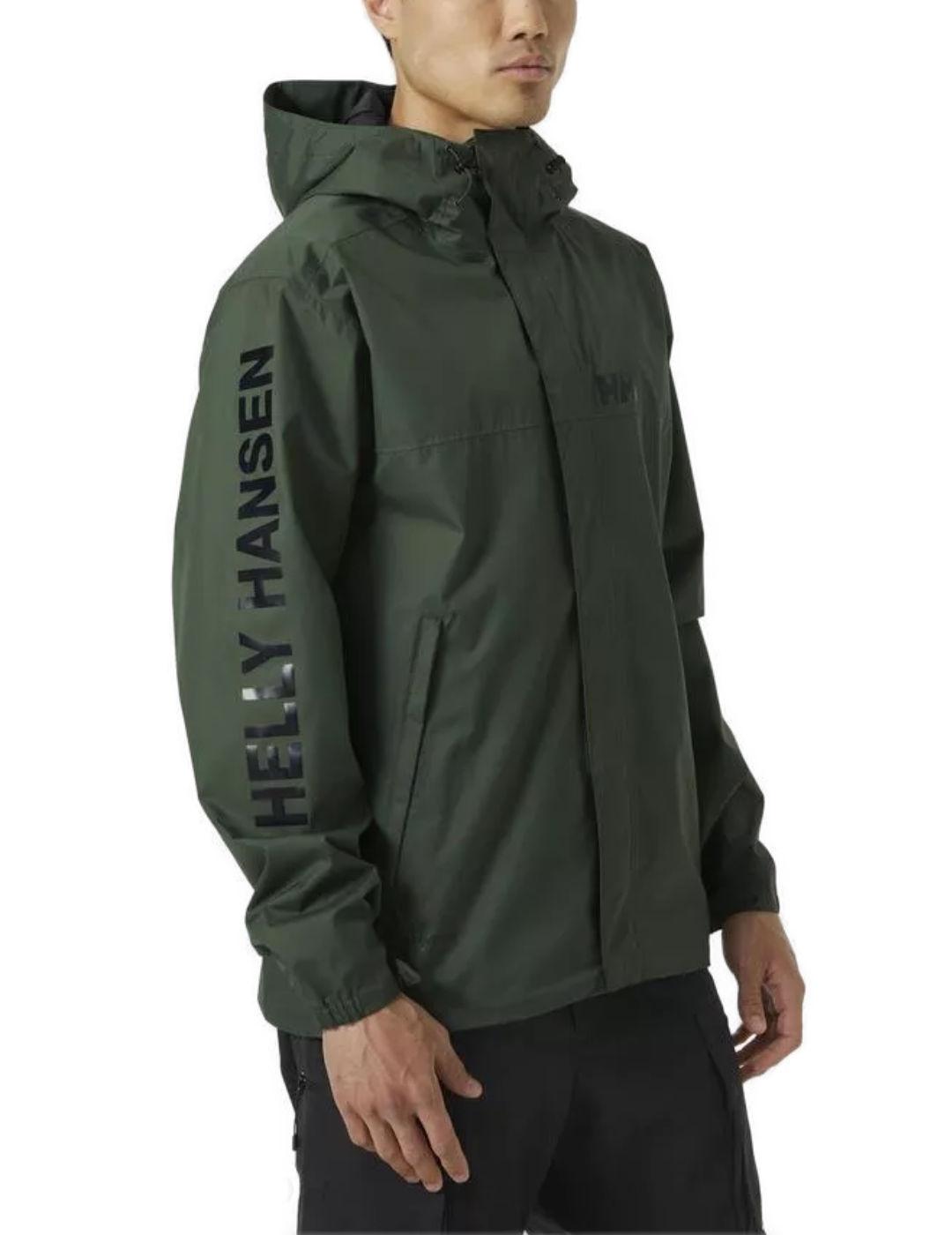 Chaqueta Helly Hansen Ervik verde oscuro para hombre