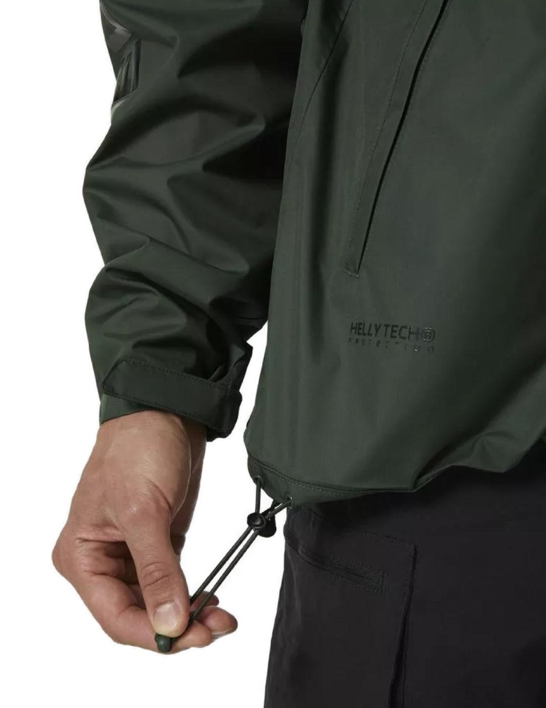 Chaqueta Helly Hansen Ervik verde oscuro para hombre