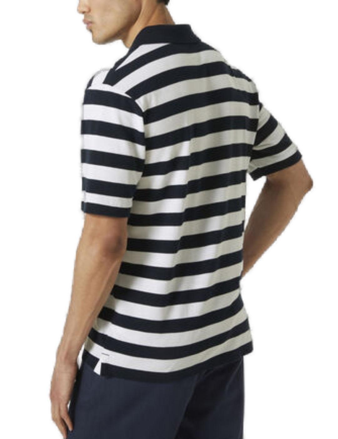 Polo Helly Hansen Koster azul marino rayas para hombre