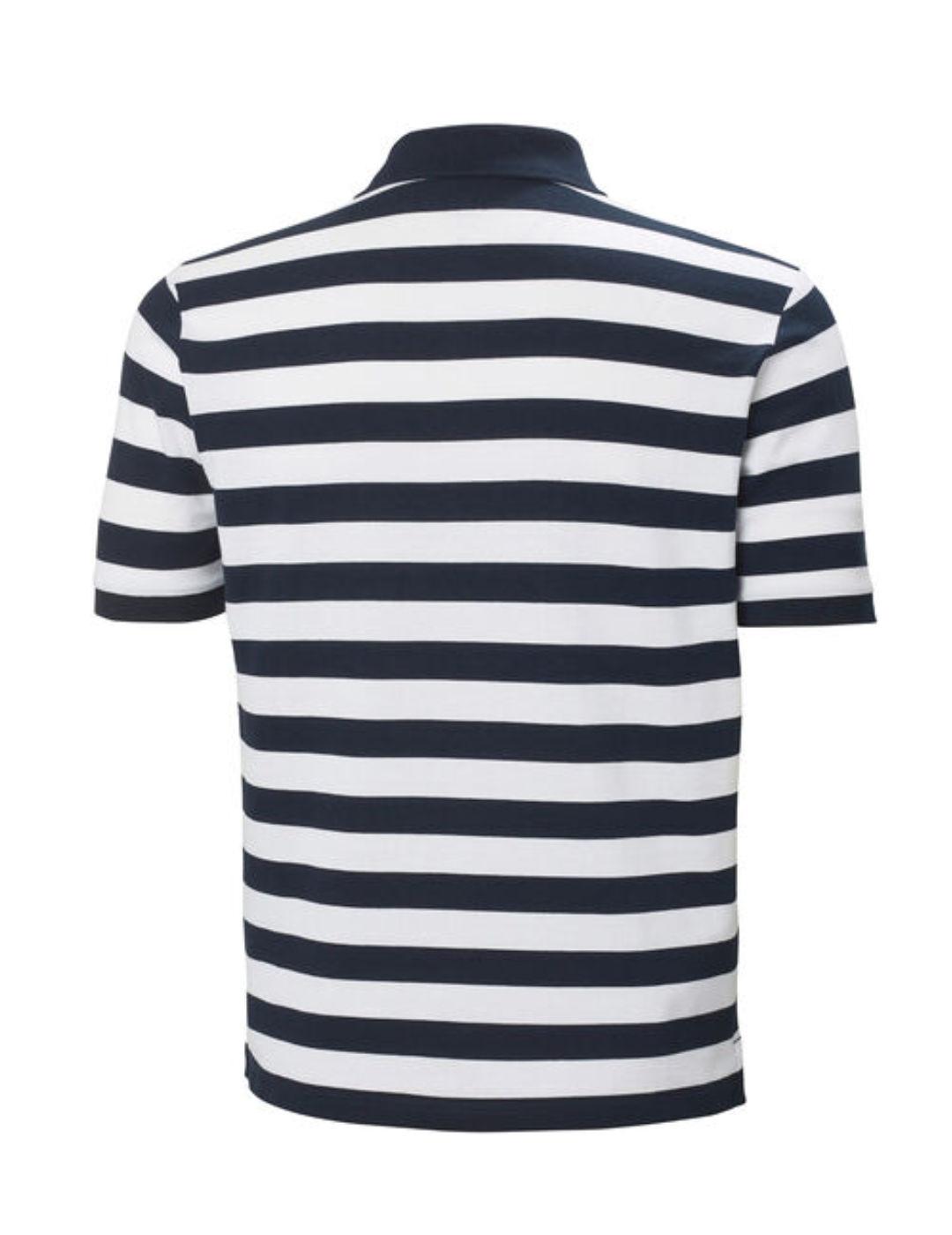 Polo Helly Hansen Koster azul marino rayas para hombre