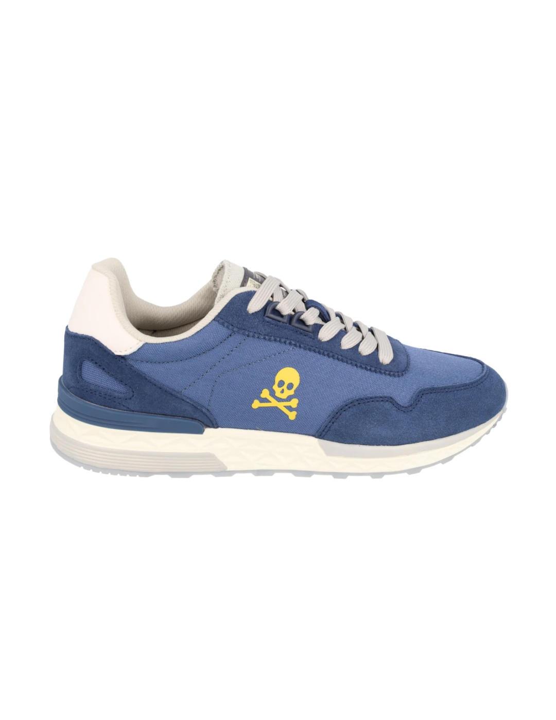 Zapatillas sneakers Scalpers Harry azul para hombre