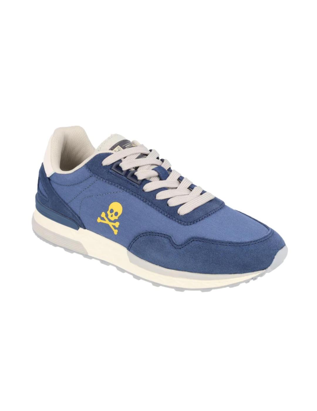Zapatillas sneakers Scalpers Harry azul para hombre