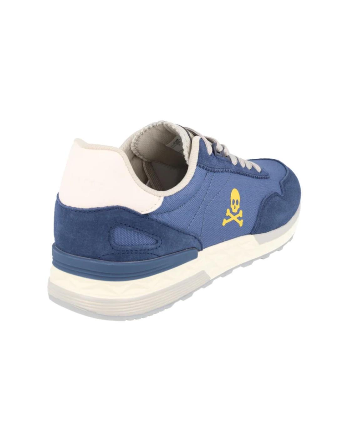 Zapatillas sneakers Scalpers Harry azul para hombre