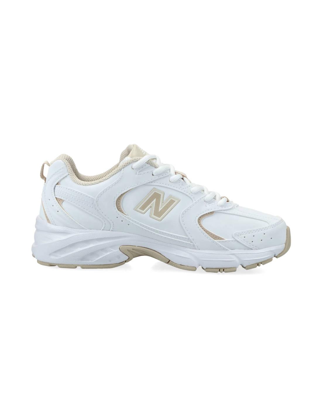 Zapatillas New Balance MR530SYA blanca y beige unisex