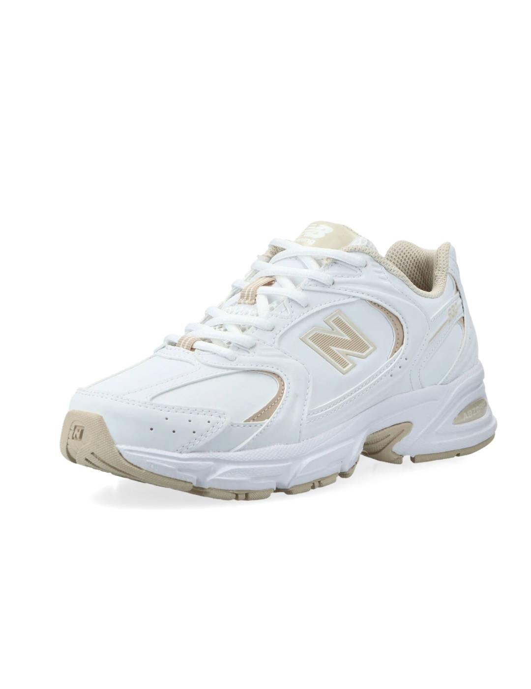 Zapatillas New Balance MR530SYA blanca y beige unisex