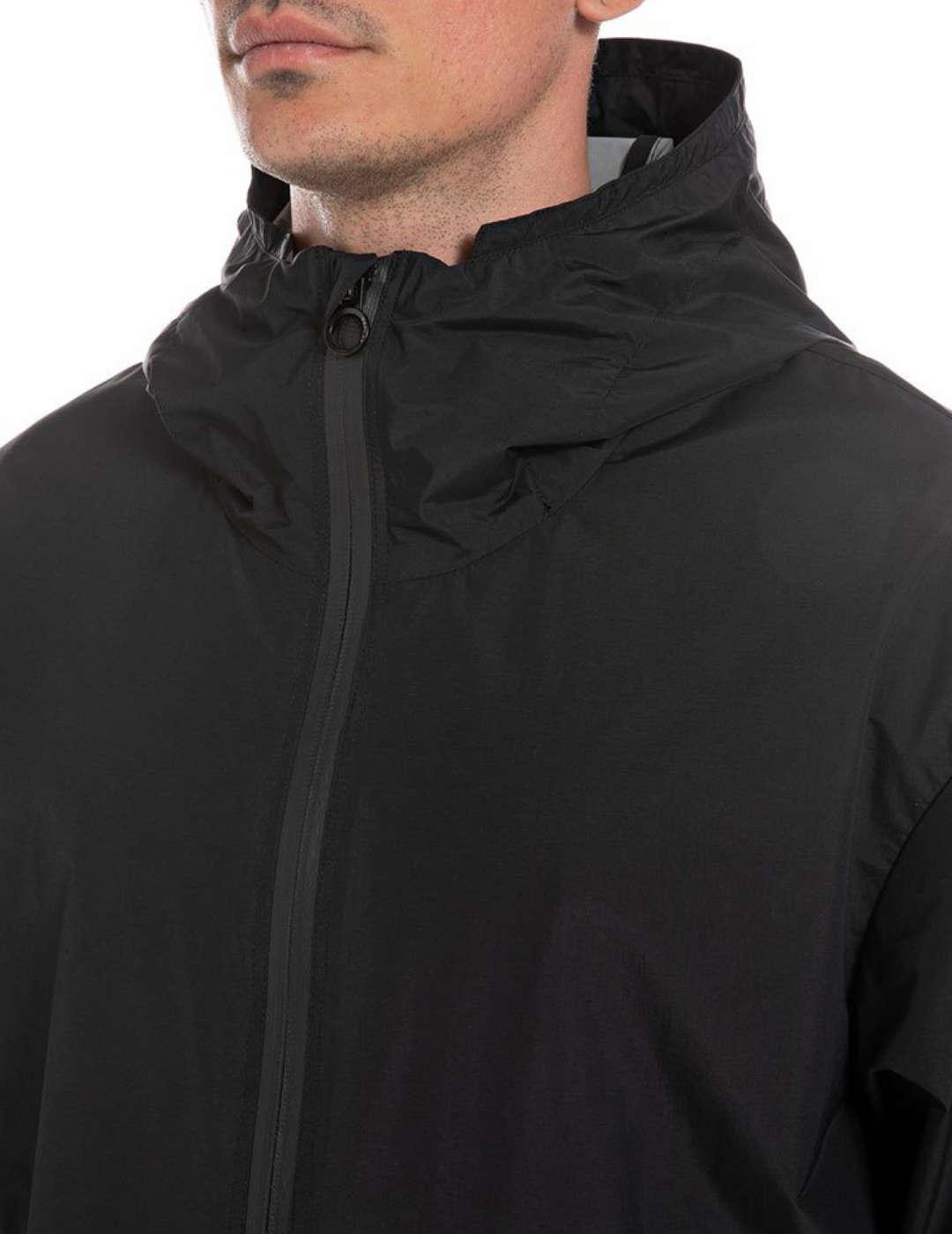 Chaqueta cortavientos Replay negra para hombre