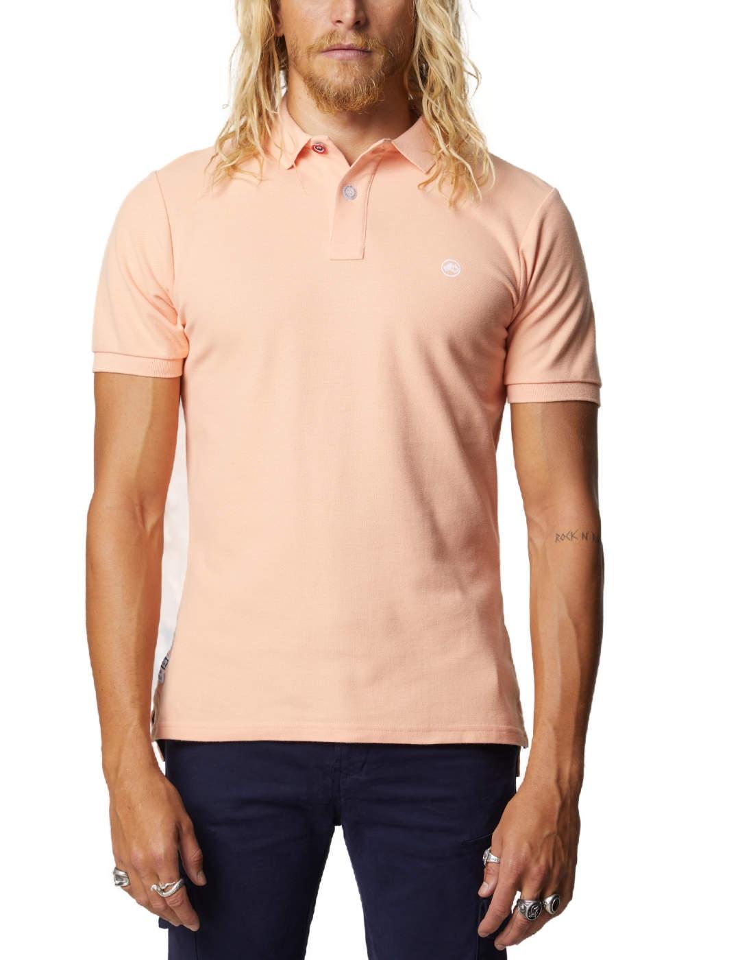 Polo Altonadock salmón algodón para hombre -c